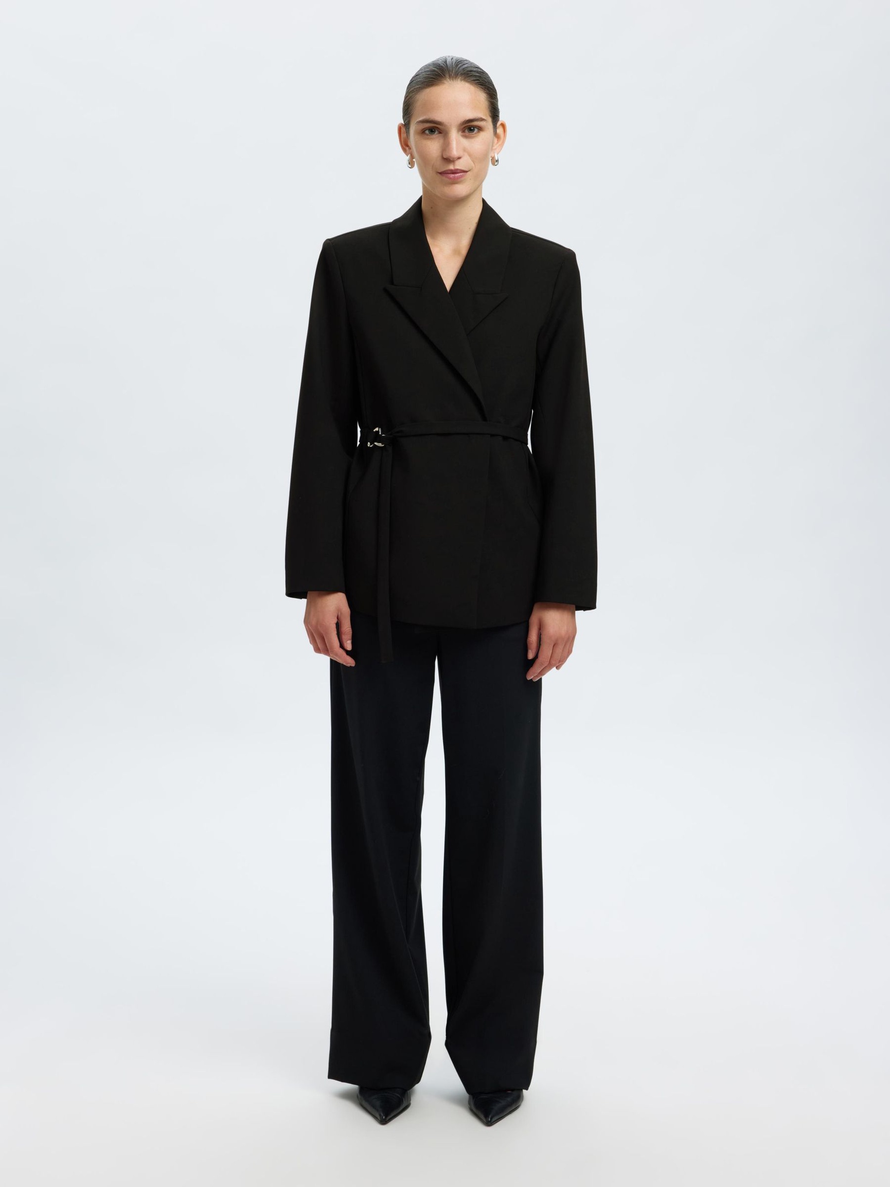 BÆLTE- OVERSIZED BLAZER, Black, highres