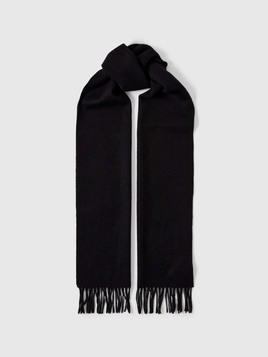 Product tile image - WOOL SCARF, Black | 16038046_Black