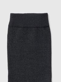 GLITZER GESTRICKTE SOCKEN, Black, highres