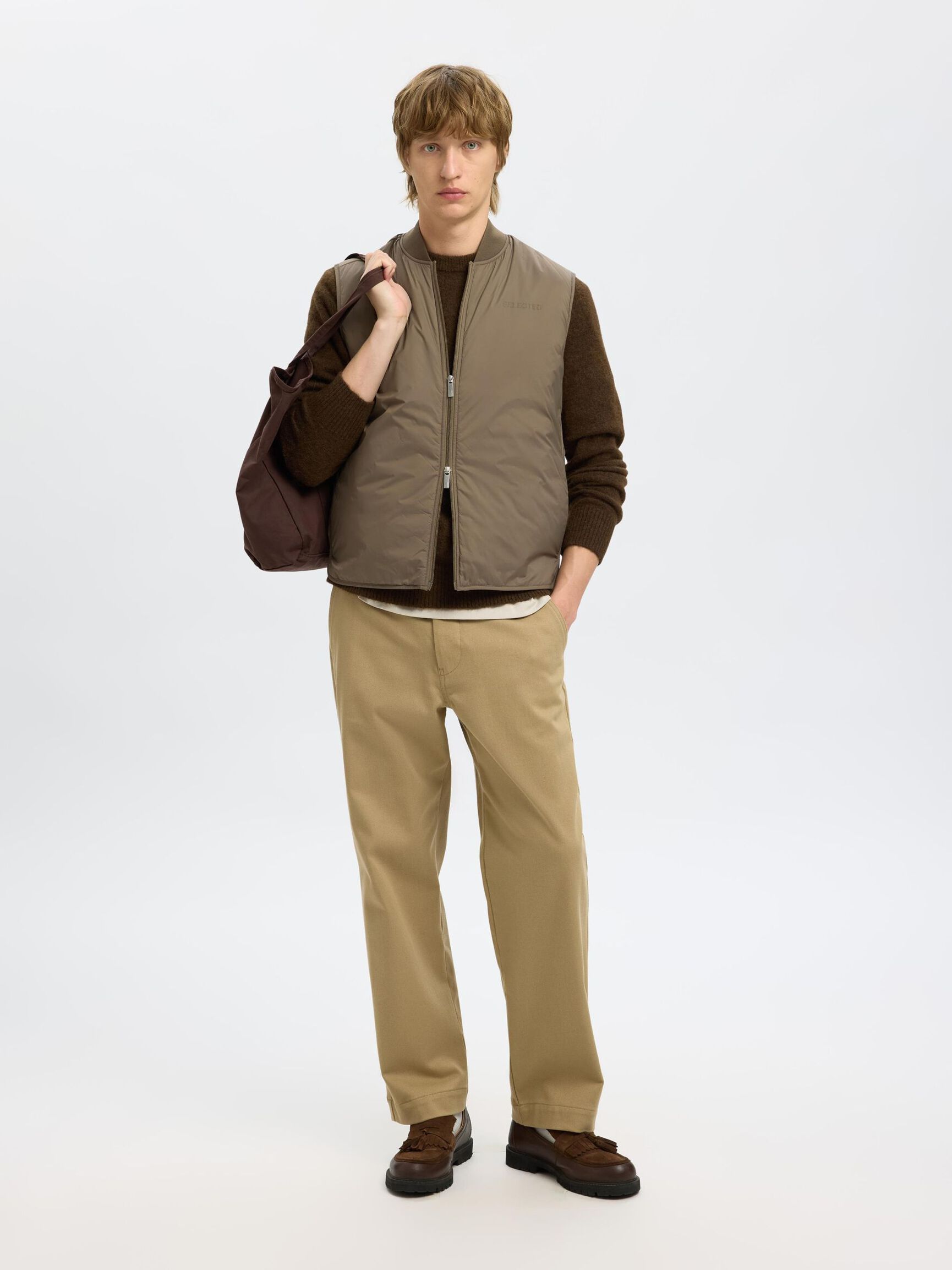 DOORGESTIKTE GILET, Fallen Rock, highres