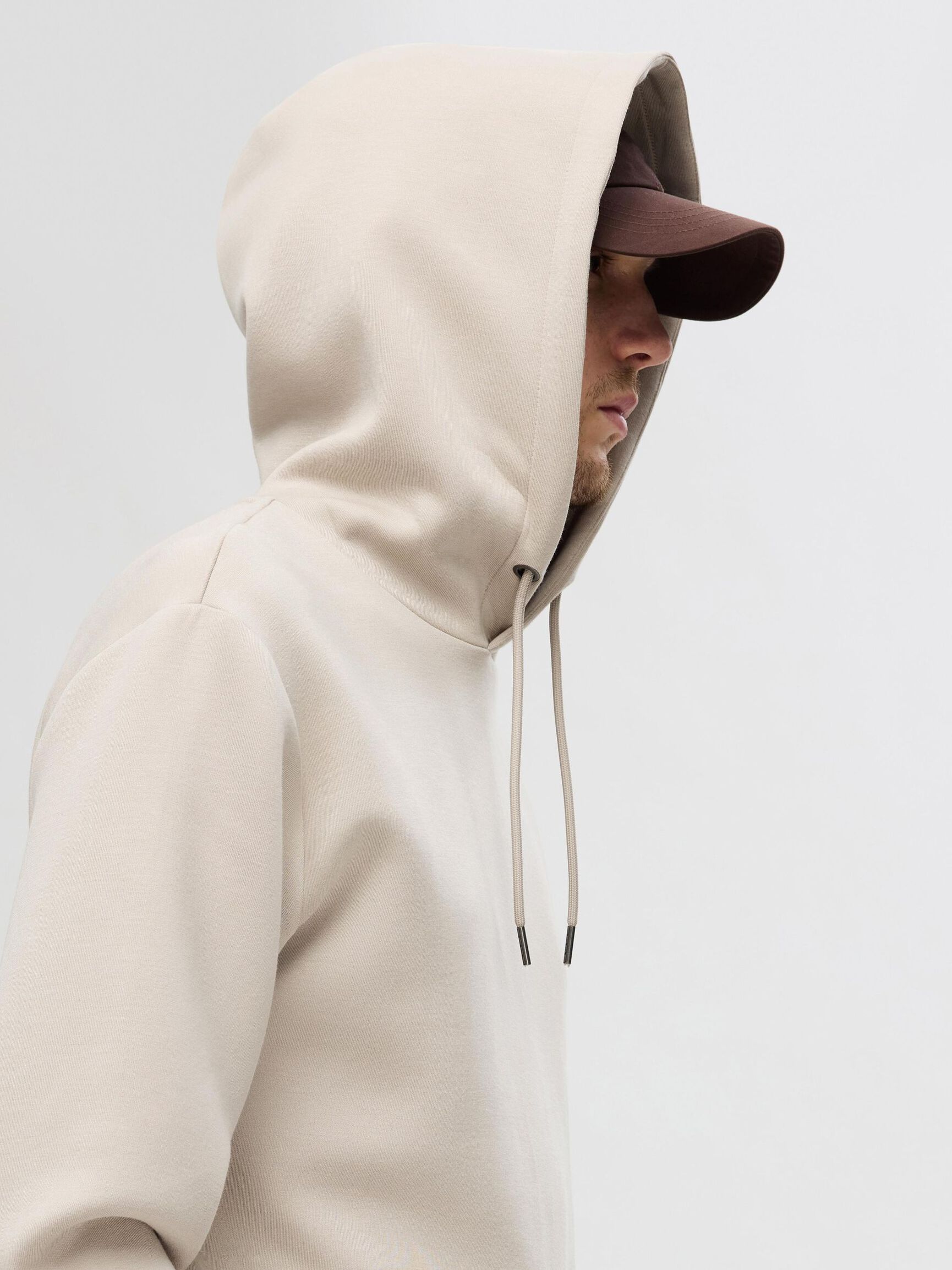 CASUAL HOODIE, Pure Cashmere, highres