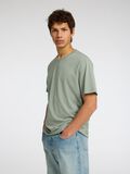 Selected ALGODÓN FLAMEADO CAMISETA, Iceberg Green, highres - 16092508_IcebergGreen_008.jpg