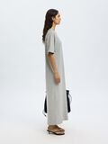 Selected MAXI SHORT SLEEVED DRESS, Light Grey Melange, highres - 16096501_LightGreyMelange_005.jpg