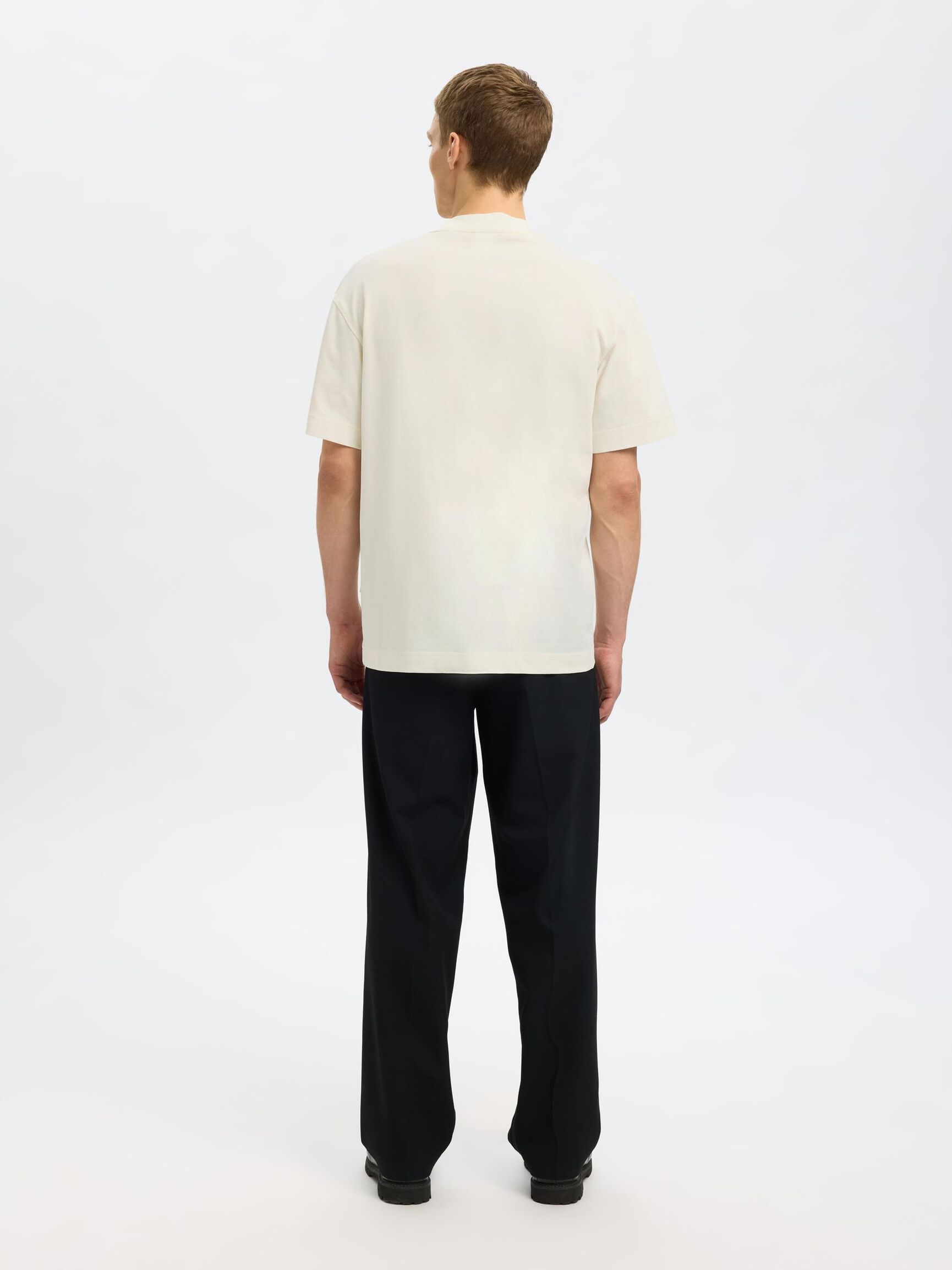 PRINTED T-SHIRT, Egret, highres