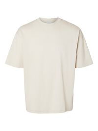 LOOSE FIT T-SHIRT, Oatmeal, highres