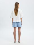 Selected MID WAIST LINEN-BLEND SHORTS, Cashmere Blue, highres - 16097919_CashmereBlue_1187486_004.jpg