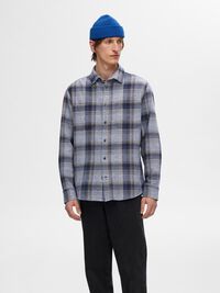 100% COTTON FLANNEL SHIRT, Sky Captain, highres