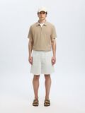 Selected HALF ZIP PLISSE POLO SHIRT, Pure Cashmere, highres - 16094291_PureCashmere_005.jpg