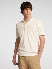 TEJIDO DE JACQUARD POLO, Egret, highres