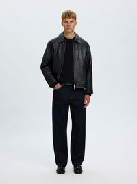 KATOENEN GEBREIDE TRUI, Black, highres