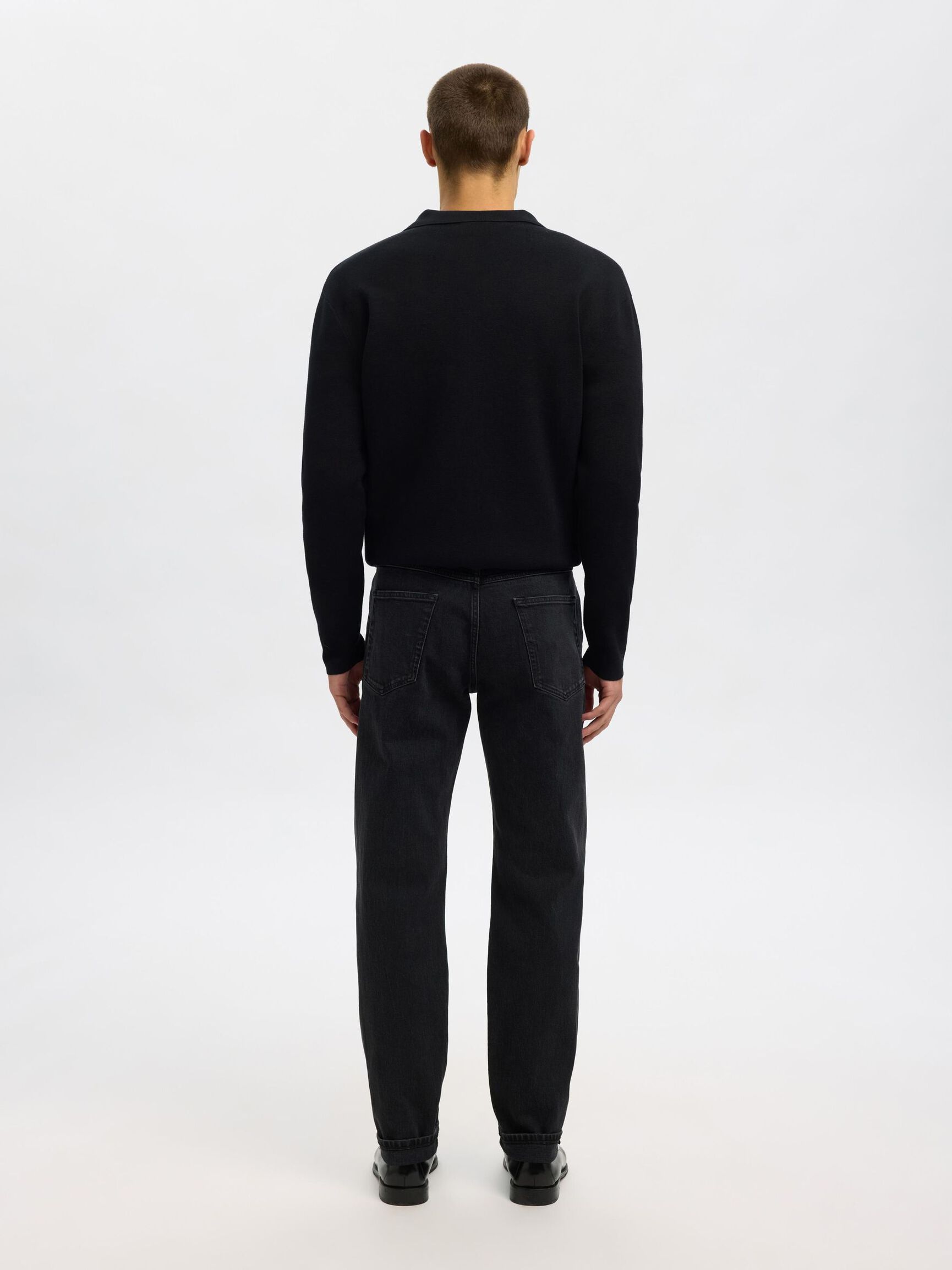 SLIM FIT -FARKUT, Black Denim, highres