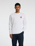 Selected BEDRUKT T-SHIRT MET LANGE MOUWEN, Bright White, highres - 16097299_BrightWhite_1175663_003.jpg