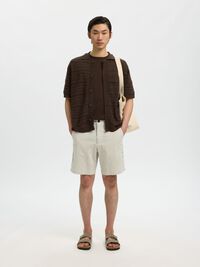 SEERSUCKER SHORTS, Deep Lichen Green, highres