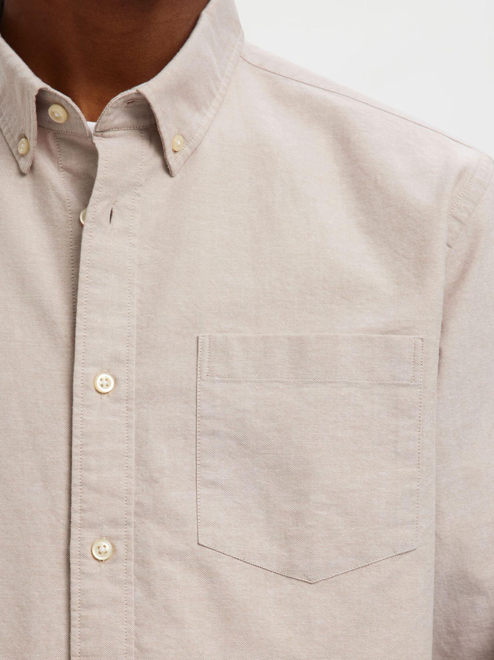 OXFORD SHIRT, Savannah Tan, highres