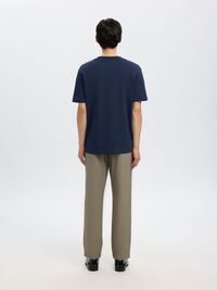 RELAXED FIT KURZARM T-SHIRT, Navy Blazer, highres
