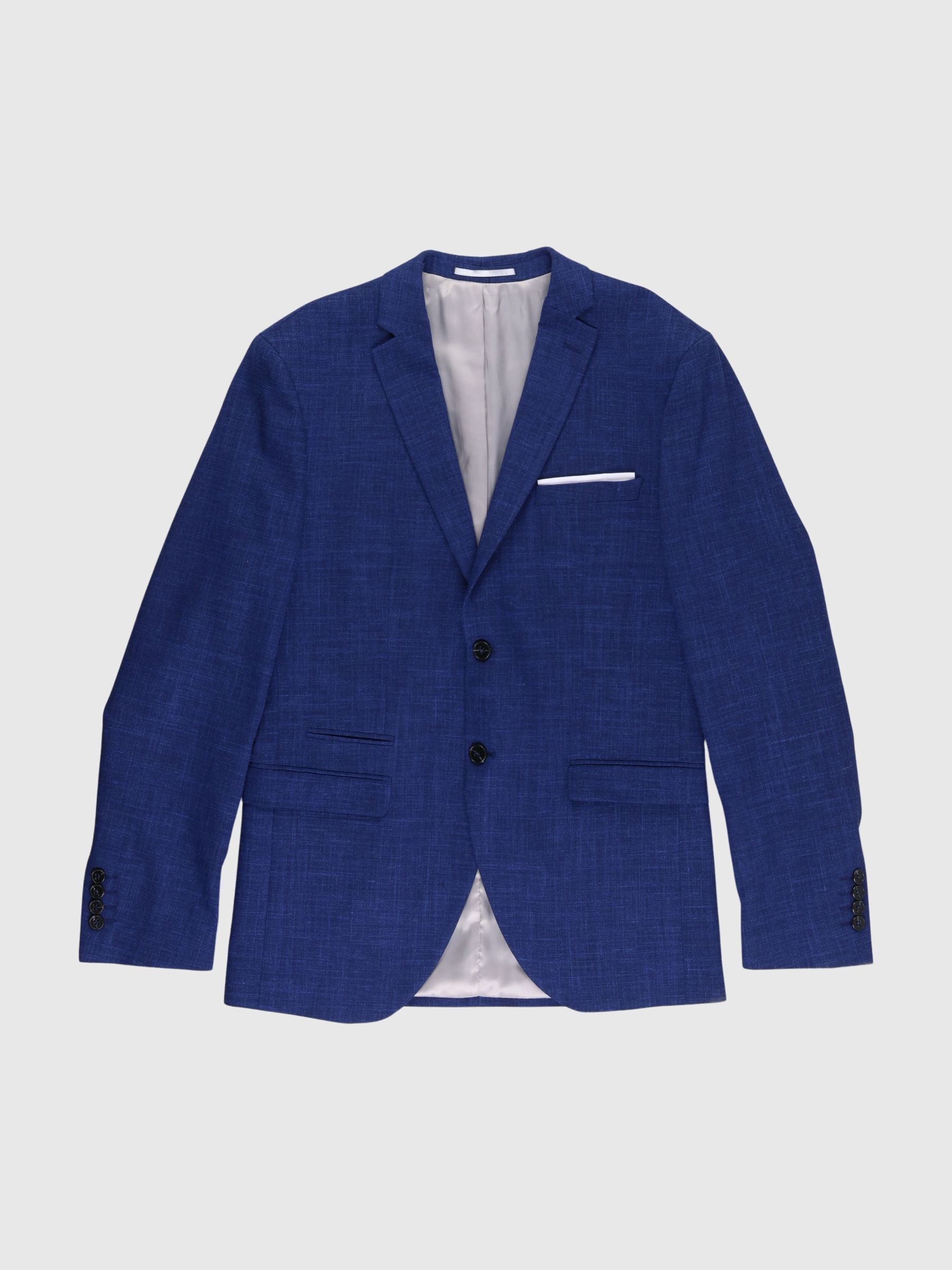 SLIM FIT ENKELTRADET - BLAZER, Estate Blue, highres