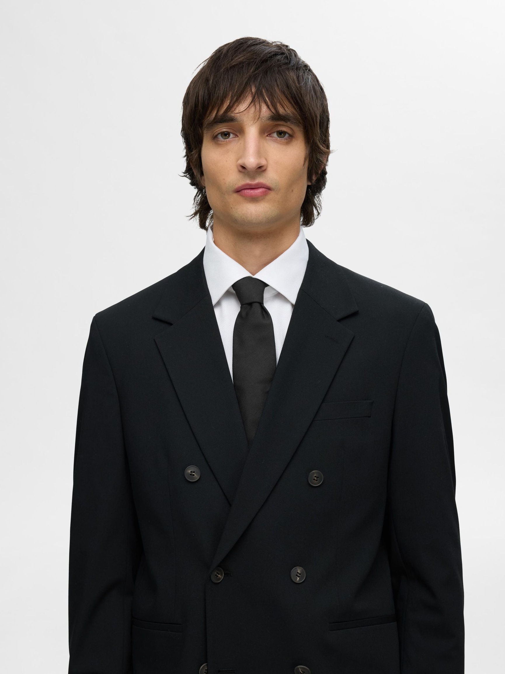 UNI CRAVATE, Black, highres