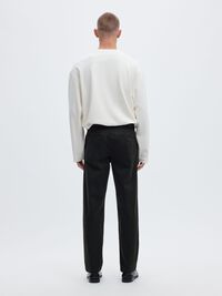 196 STRAIGHT FLEX CHINO, Black, highres