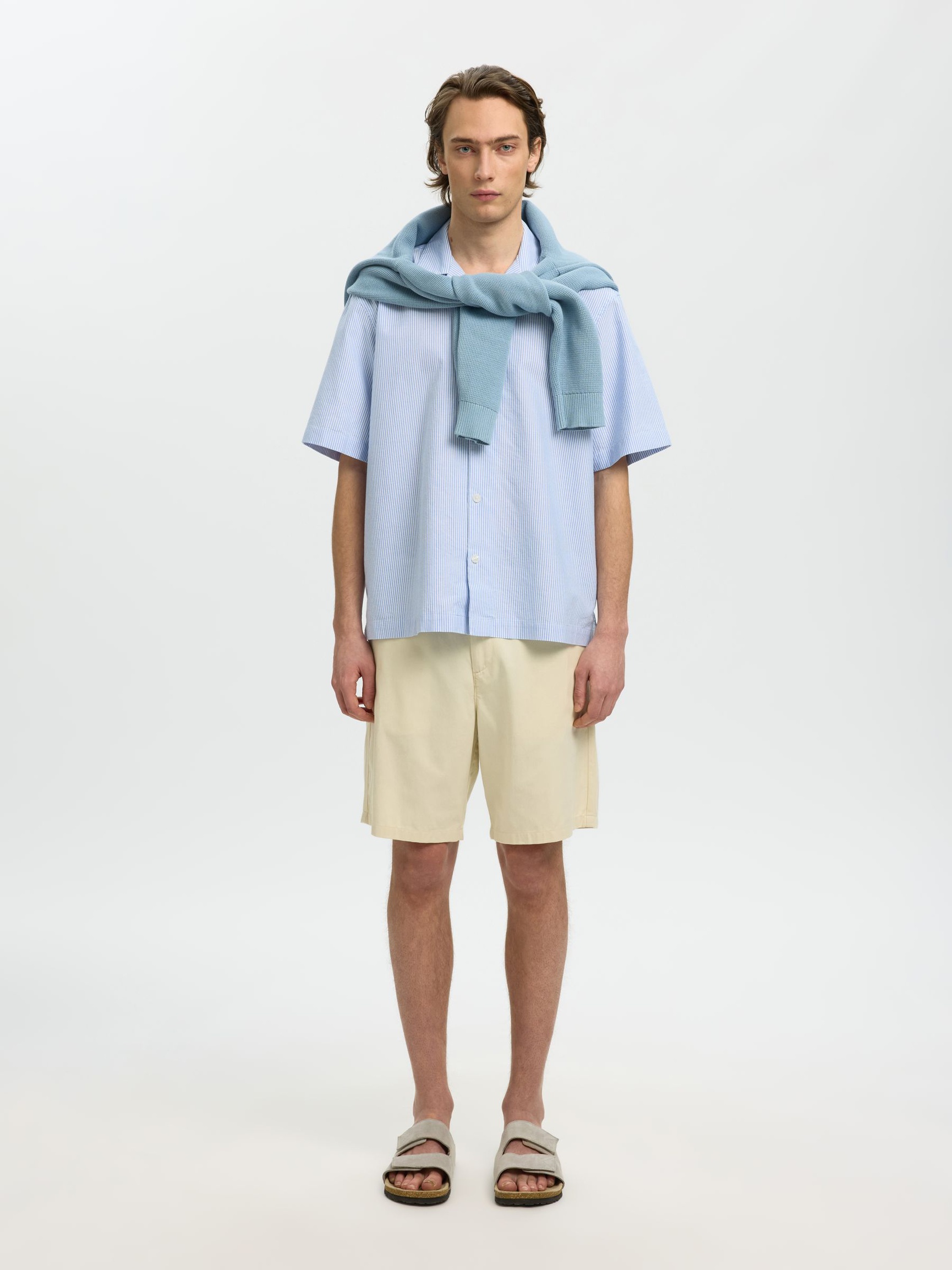 SHORT SLEEVED SHIRT, Skyway, highres