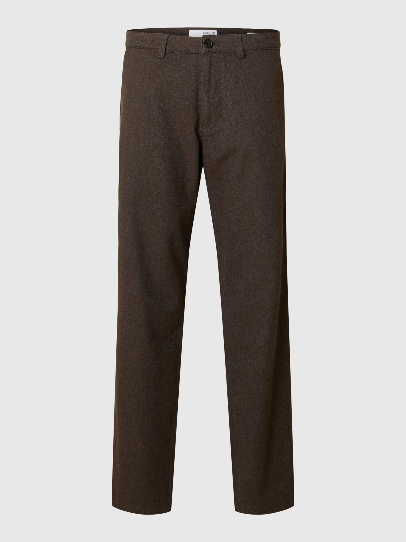 175 SLIM FIT BRUSHED CHINO, Demitasse, highres