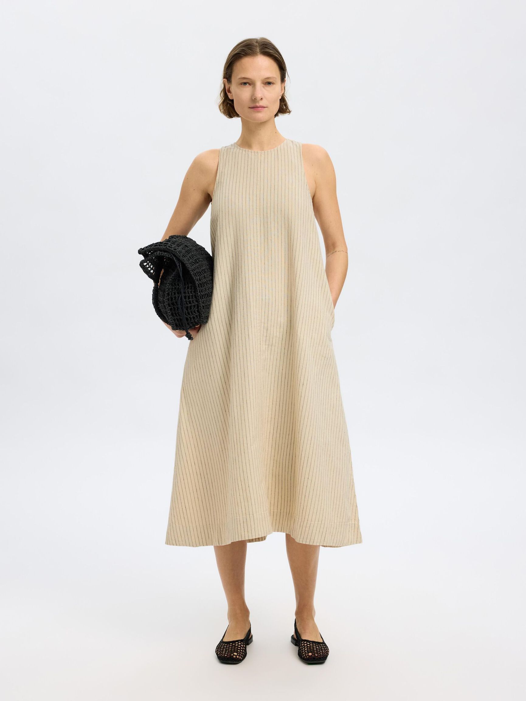 VESTITO MIDI, Birch, highres