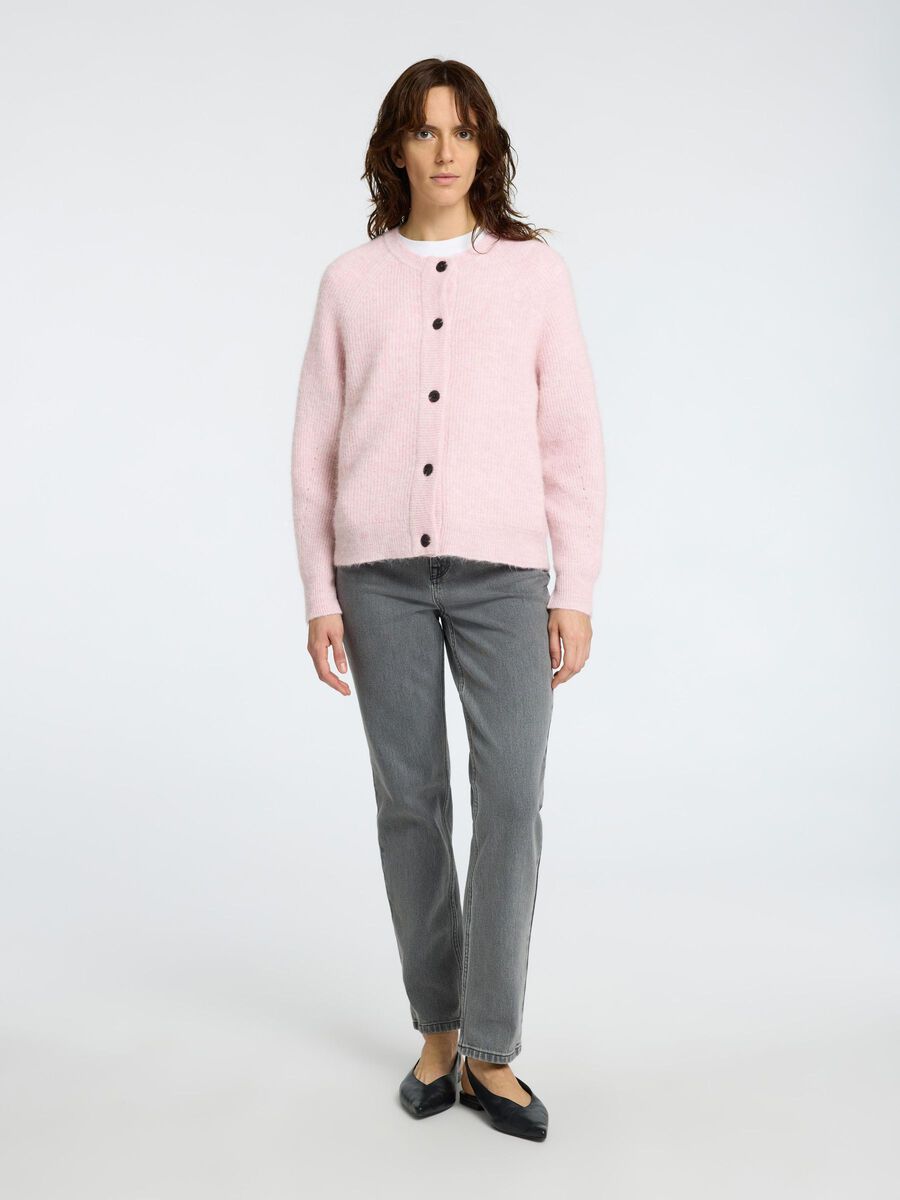 Selected LONG-SLEEVED CARDIGAN, Bleached Mauve, highres - 16074481_BleachedMauve_773856_005.jpg