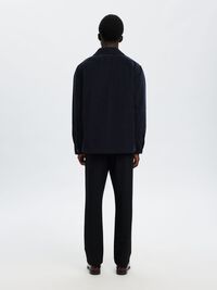 CORDUROY OVERSHIRT, Sky Captain, highres