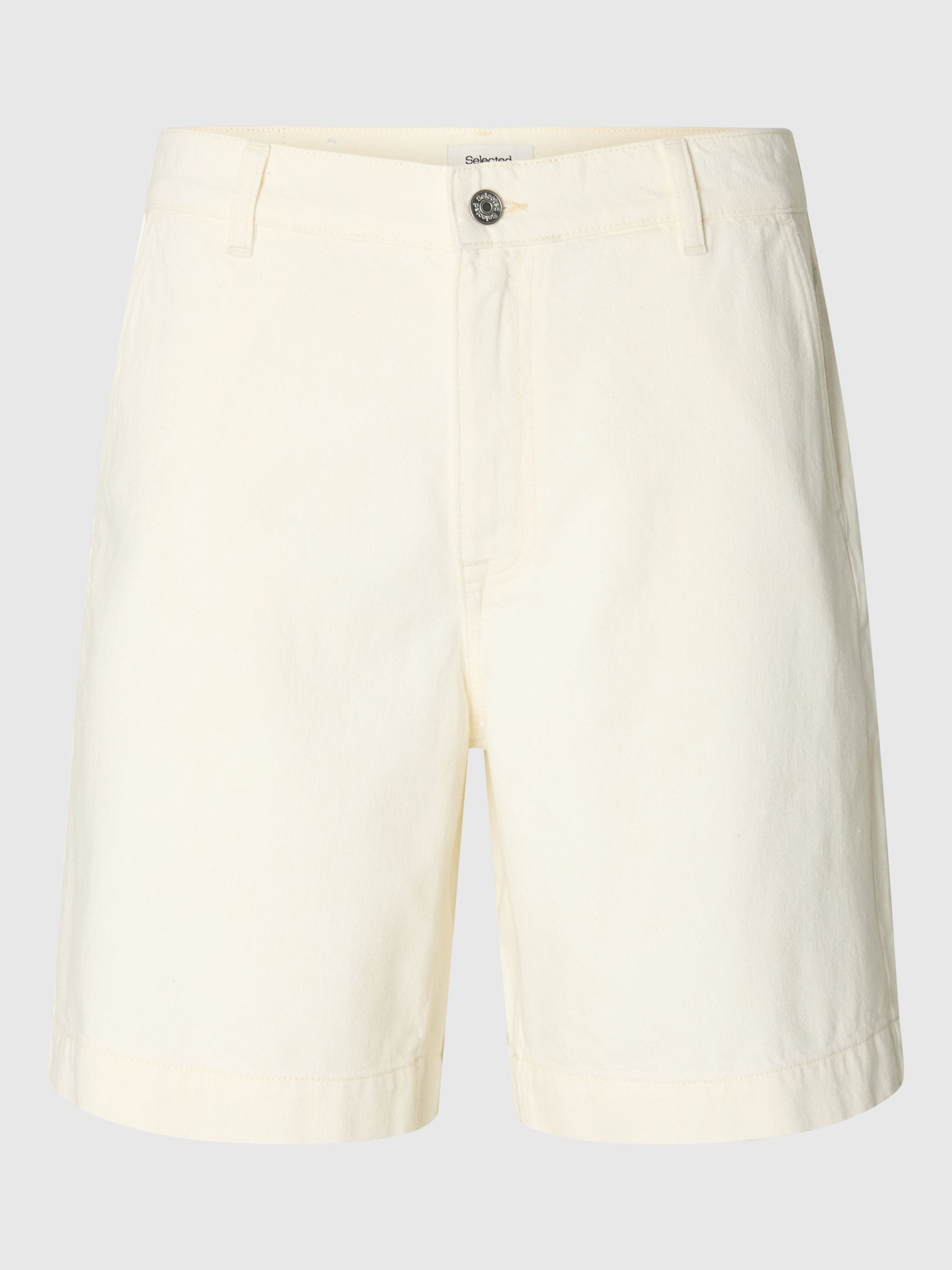 LOOSE FIT JEANSSHORTS, Ecru, highres