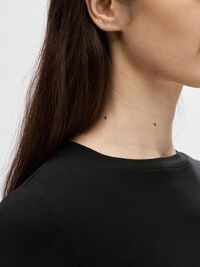LONG-SLEEVED T-SHIRT, Black, highres