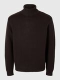Selected WOOL BLEND ROLL NECK PULLOVER, Chocolate Torte, highres - 16094649_ChocolateTorte_001.jpg