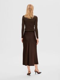SATIN MIDI SKIRT, Java, highres