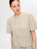 Selected EMBROIDERED SHORT SLEEVED TOP, Sandshell, highres - 16094117_Sandshell_008.jpg