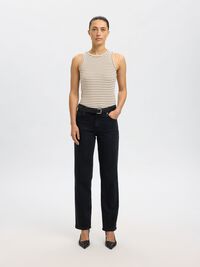 GESTREIFTE TANKTOP, Oatmeal, highres