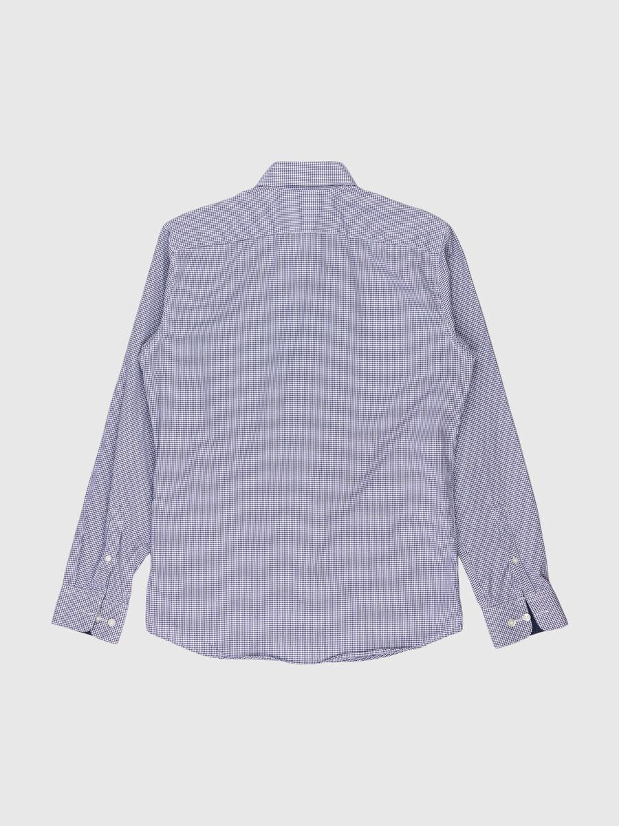 Selected BÖJD FÅLL SKJORTA, Dark Navy, highres - 80000385_DarkNavy_002.jpg