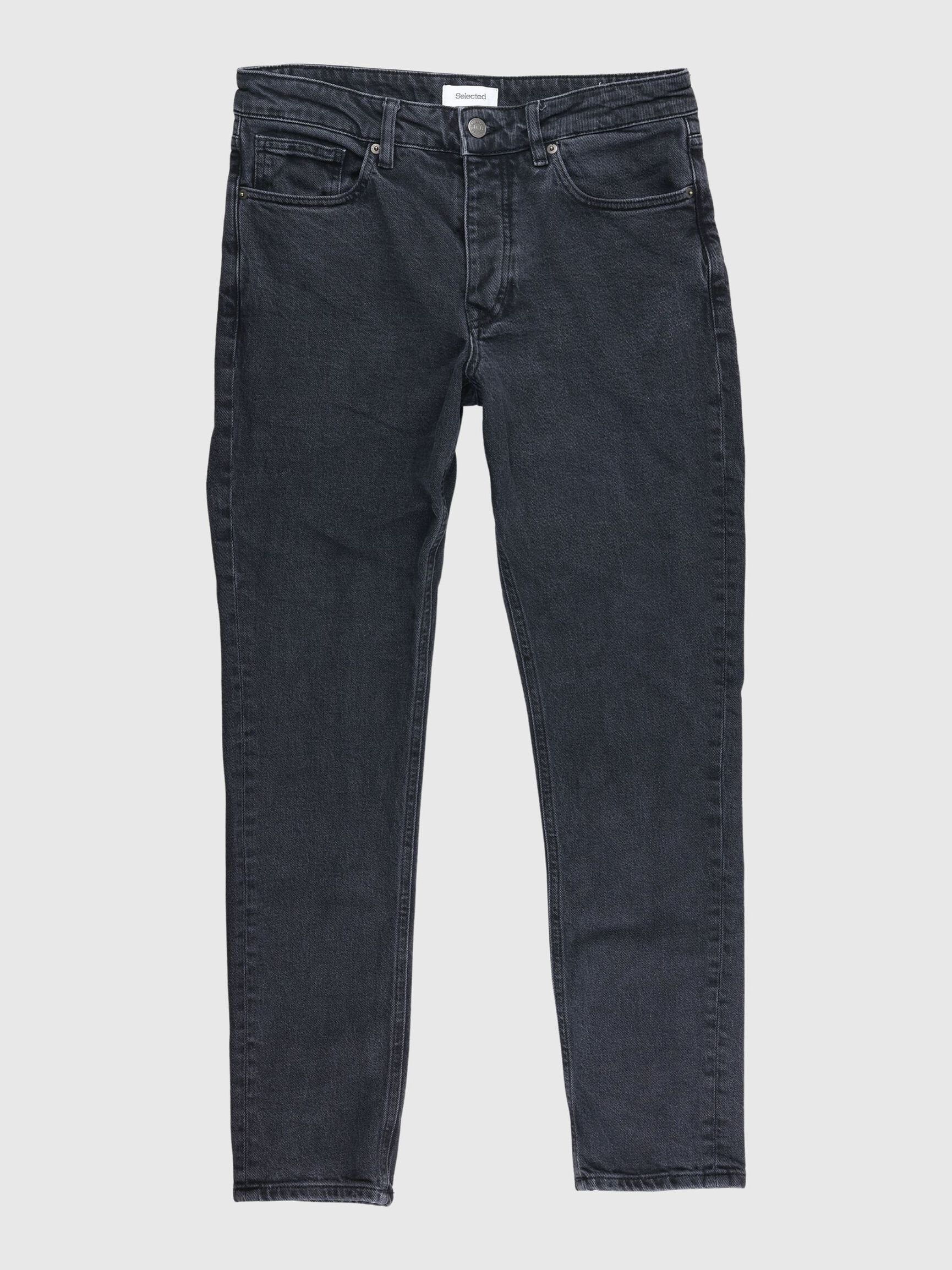 JEANS, Black Denim, highres