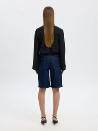 MEZCLA DE VISCOSA CAMISA, Black, highres