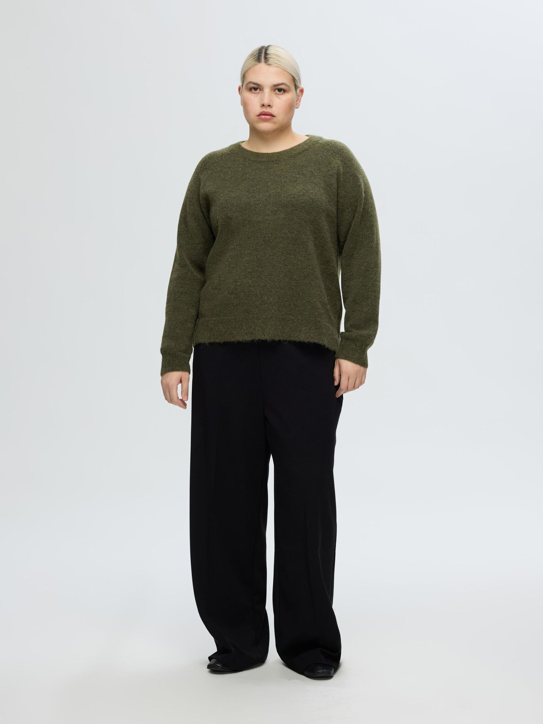 LONG-SLEEVED KNITTED JUMPER, Kalamata, highres