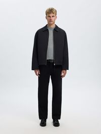 SWETER Z PÓŁGOLFEM, Medium Grey Melange, highres