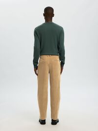 220 LOOSE FIT CORDUROY TROUSERS, Kelp, highres
