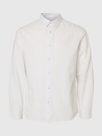 LONG SLEEVED SHIRT, White, highres