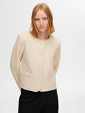 Selected 100% WOOL KNITTED CARDIGAN, Birch, highres - 16097339_Birch_008.jpg