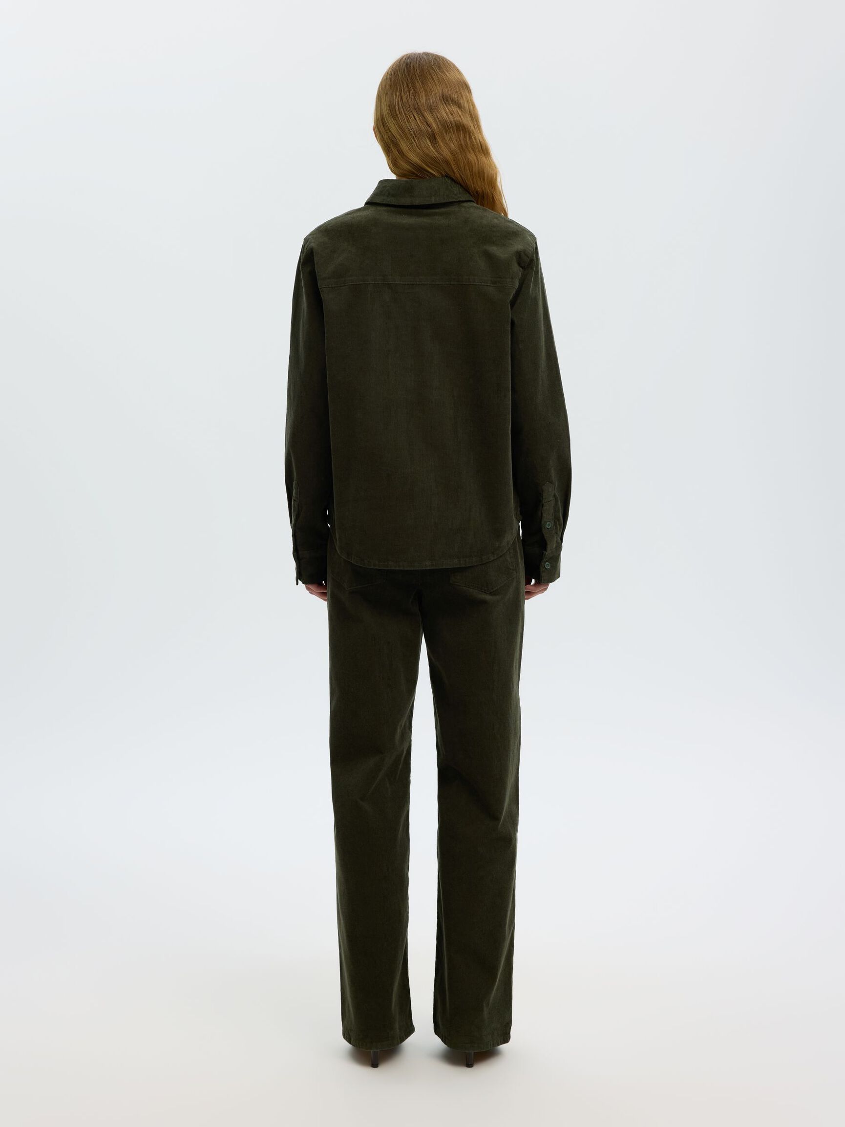 WIDE FIT CORDUROY TROUSERS, Deep Depths, highres