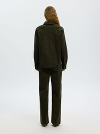 WIDE FIT CORDUROY TROUSERS, Deep Depths, highres