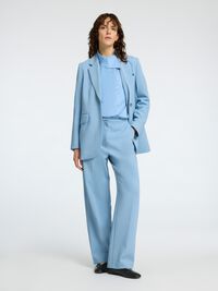VISCOSEMIX TAILORED WIDE LEG BROEK, Endless Sky, highres