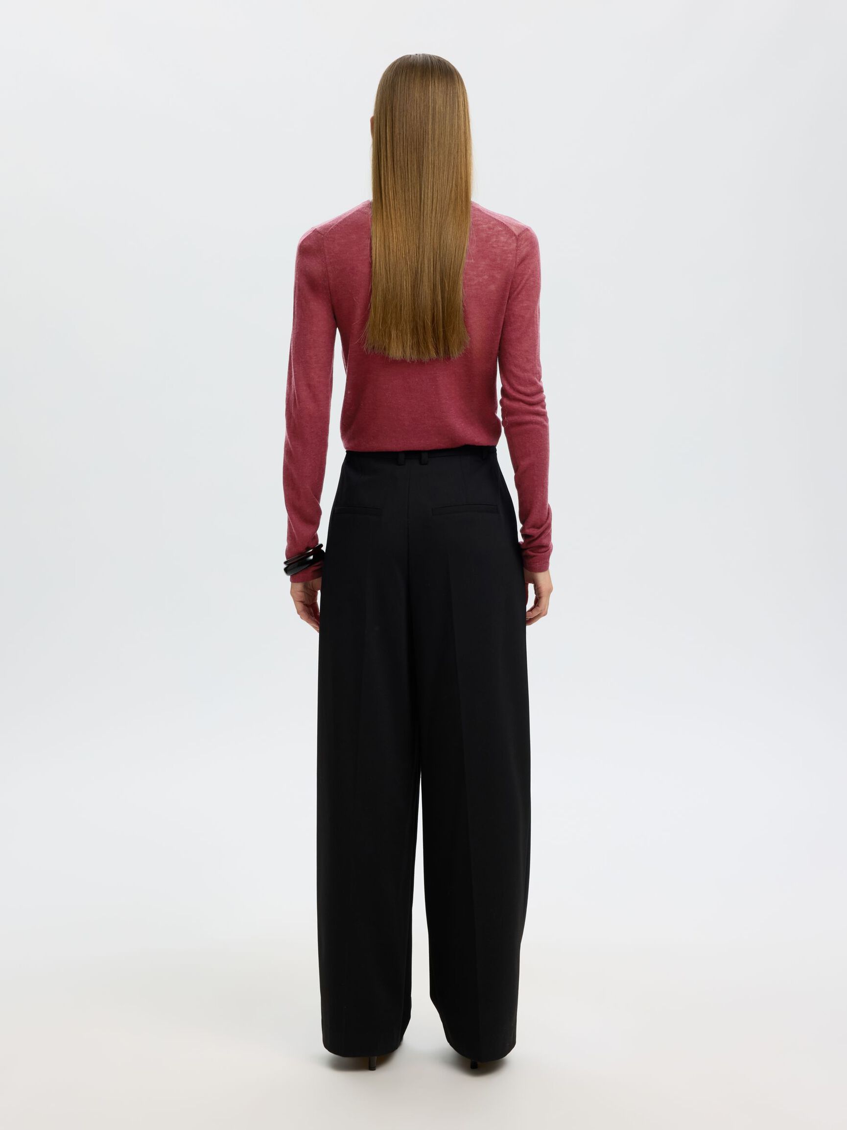 100% MERINO WOOL PULLOVER, Tawny Port, highres