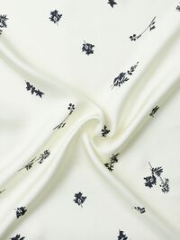 100% SILK SCARF, Egret, highres