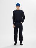 Selected 100% COTTON CREWNECK JUMPER, Dark Sapphire, highres - 16094385_DarkSapphire_005.jpg