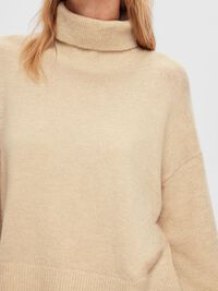 WOLLGEMISCH ROLLKRAGEN PULLOVER, Off. White Melange, highres
