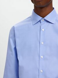 CAMICIA SLIM FIT, Light Blue, highres