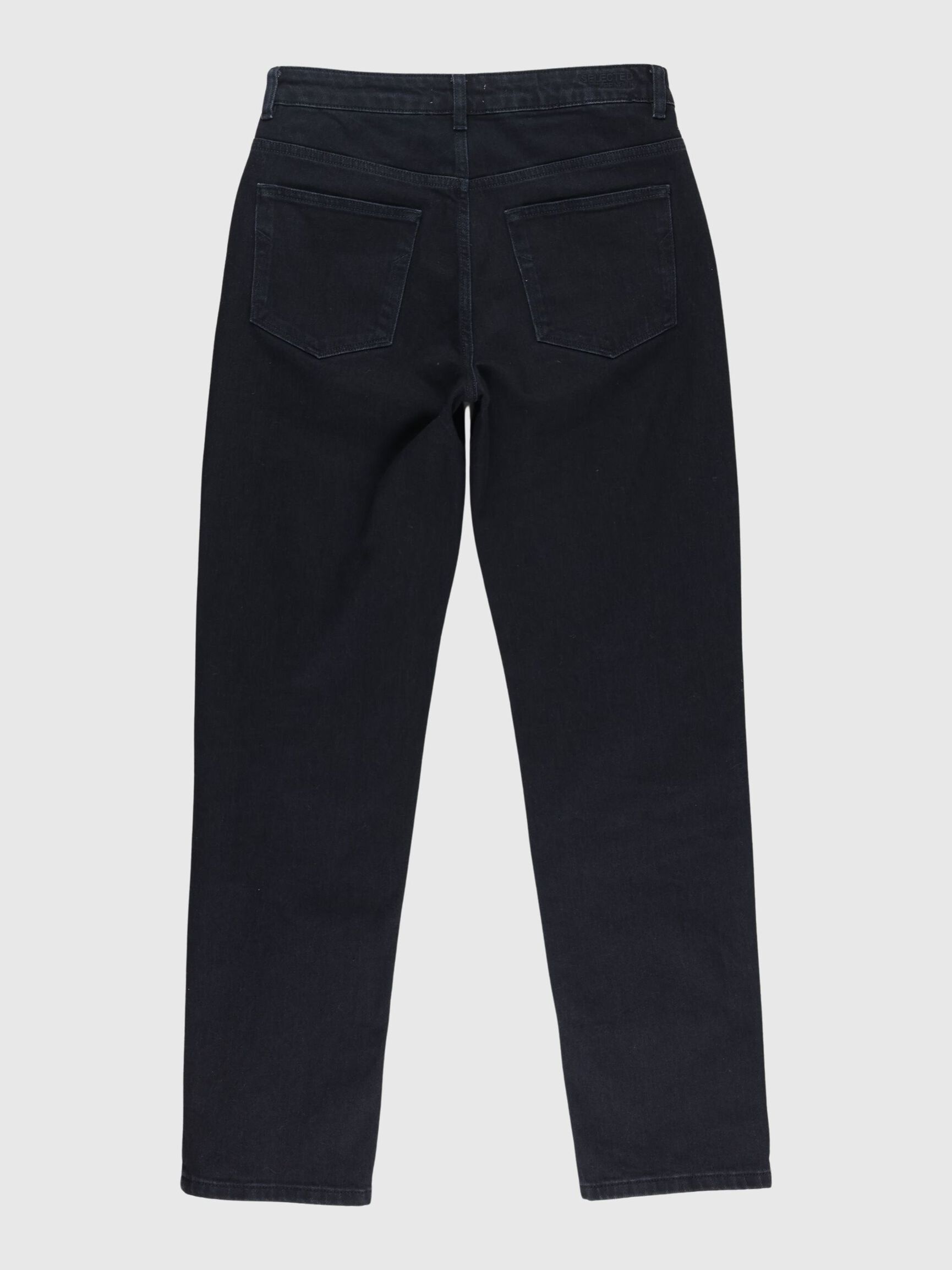 SORT STRAIGHT FIT JEANS, Black, highres